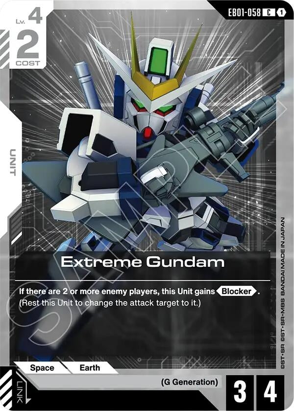 Image for Extreme Gundam [EB01-058] - Gundam Card Game