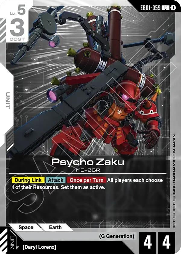 Image for Psycho Zaku [EB01-059] - Gundam Card Game