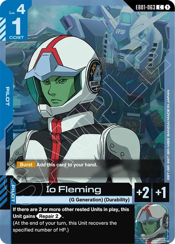 Image for Io Fleming [EB01-063] - Gundam Card Game