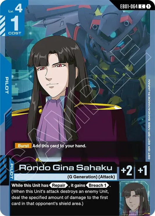 Image for Rondo Gina Sahaku [EB01-064] - Gundam Card Game
