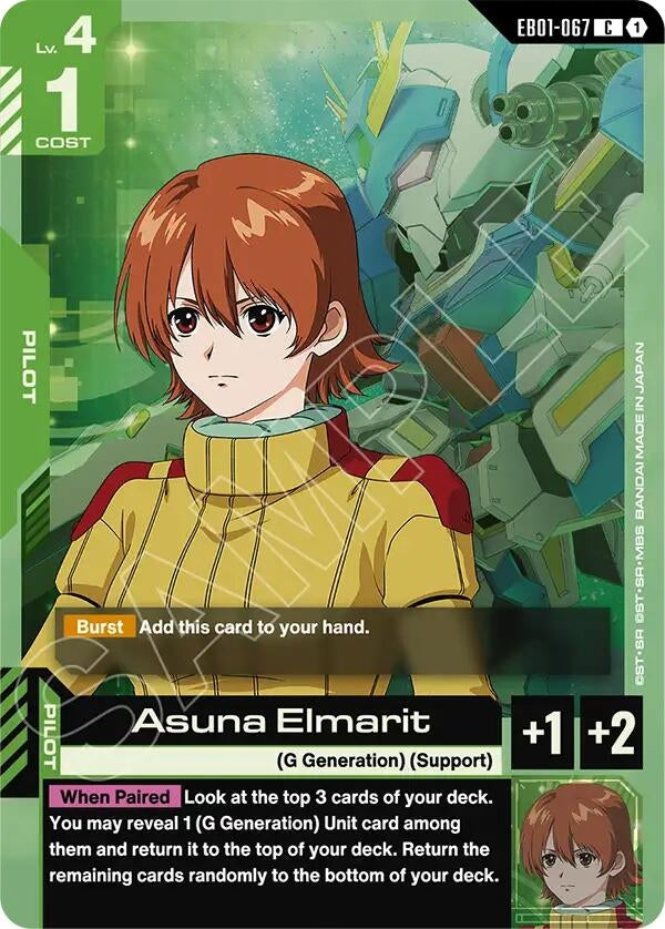 Image for Asuna Elmarit [EB01-067] - Gundam Card Game