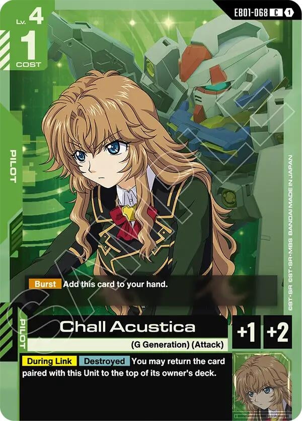 Image for Chall Acustica [EB01-068] - Gundam Card Game