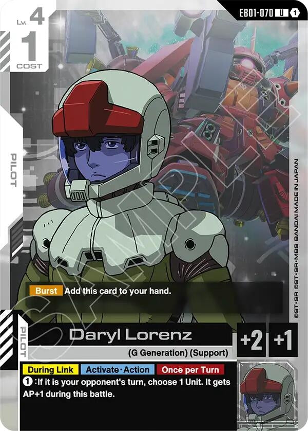 Image for Daryl Lorenz [EB01-070] - Gundam Card Game