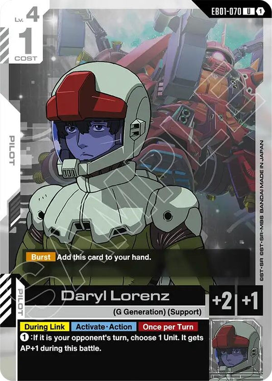 Image for Daryl Lorenz [EB01-070] - Gundam Card Game