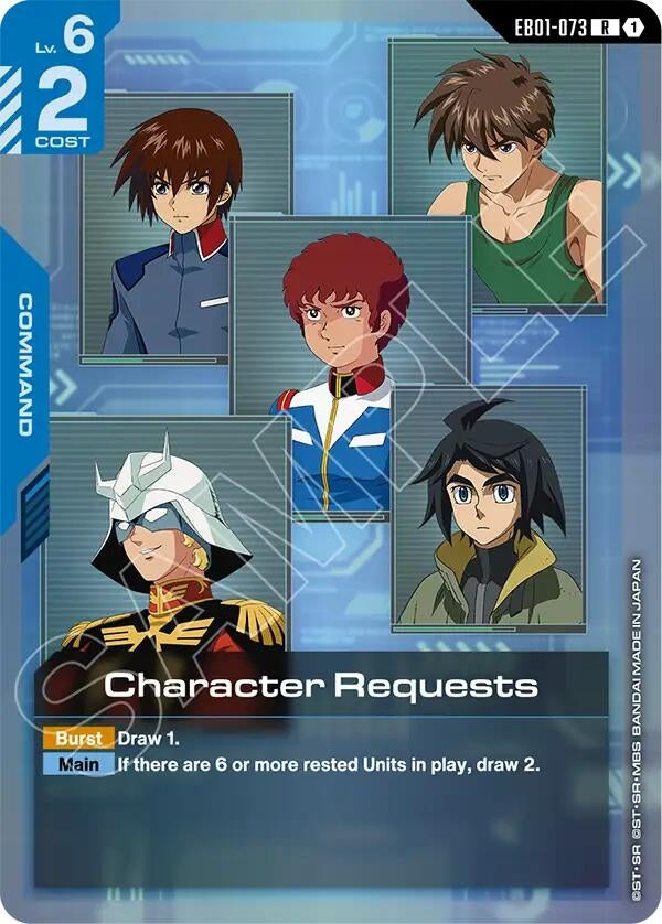 Image for Character Requests [EB01-073] - Gundam Card Game