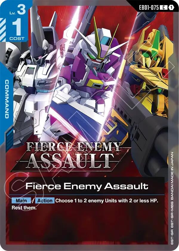 Image for Fierce Enemy Assault [EB01-075] - Gundam Card Game