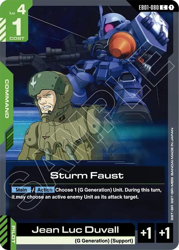 Image for Sturm Faust [EB01-080] - Gundam Card Game