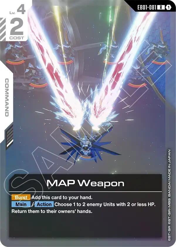 Image for MAP Weapon [EB01-081] - Gundam Card Game