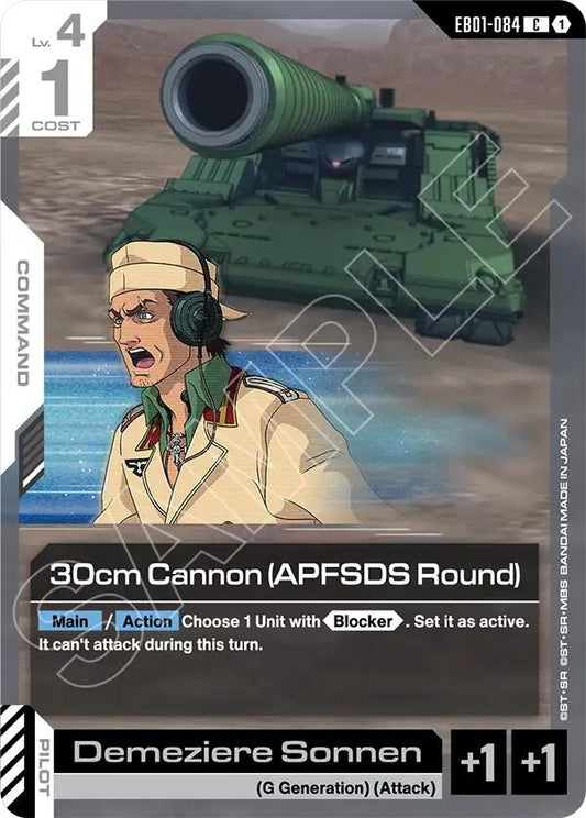 Image for 30cm Cannon (APFSDS Round) [EB01-084] - Gundam Card Game