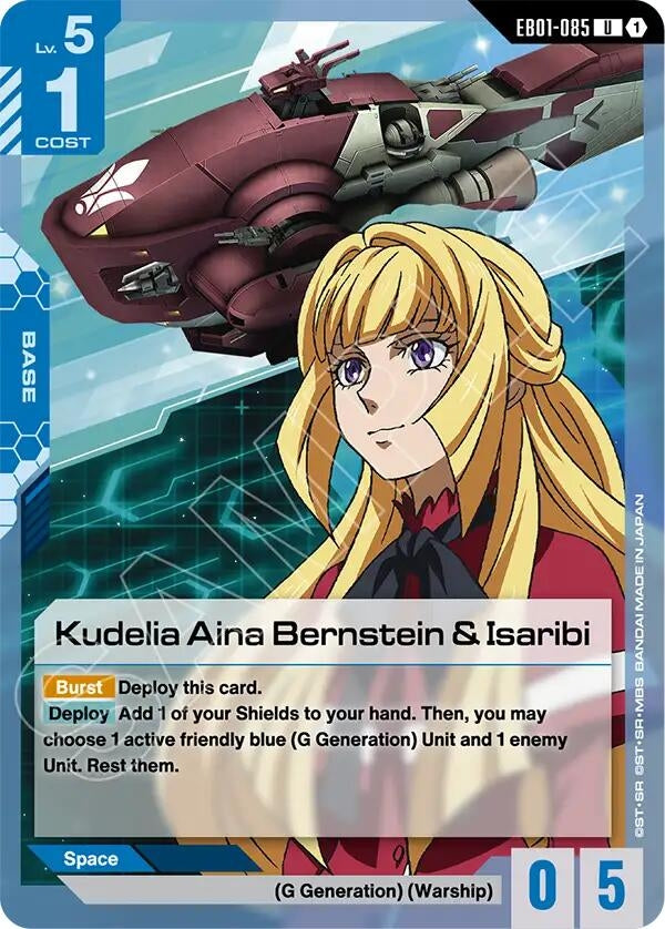 Image for Kudelia Aina Bernstein & Isaribi [EB01-085] - Gundam Card Game