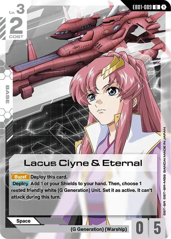 Image for Lacus Clyne & Eternal [EB01-089] - Gundam Card Game