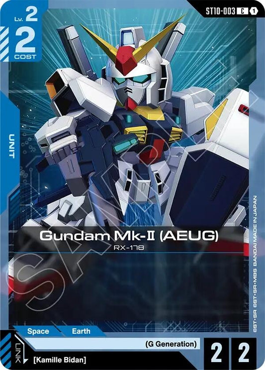 Image for Gundam Mk-II (AEUG) [ST10-003] - Gundam Card Game