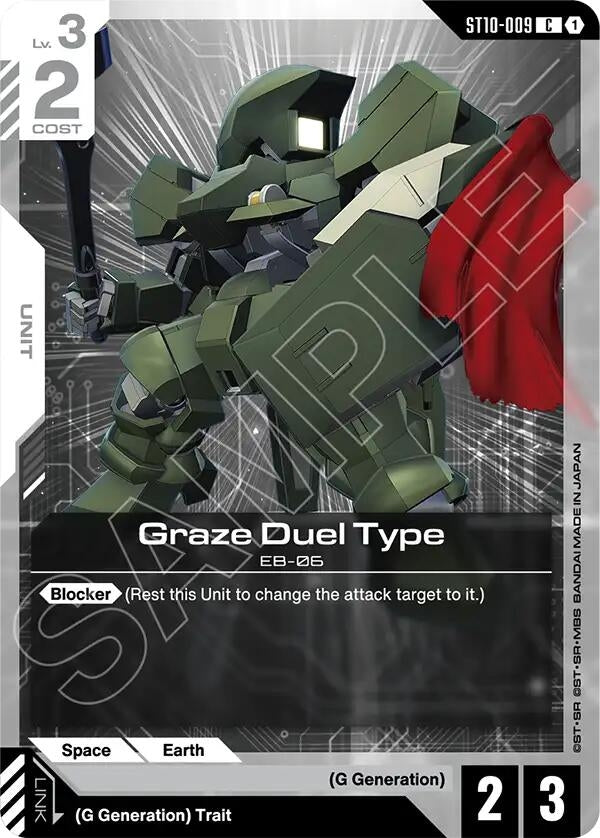 Image for Graze Duel Type [ST10-009] - Gundam Card Game