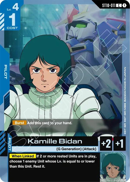 Image for Kamille Bidan [ST10-011] - Gundam Card Game