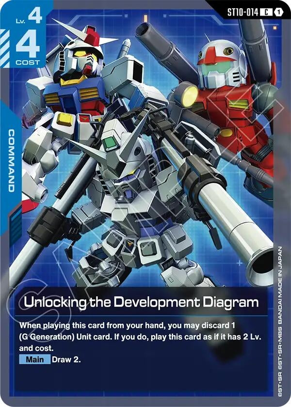 Image for Unlocking the Development Diagram [ST10-014] - Gundam Card Game