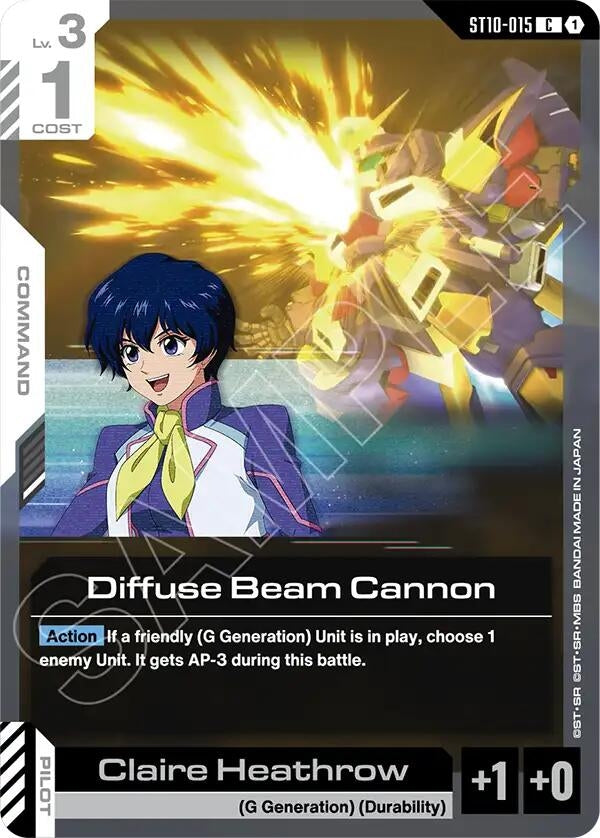 Image for Diffuse Beam Cannon [ST10-015] - Gundam Card Game