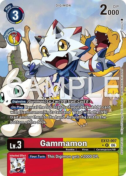 Image for Gammamon (Box Topper) [EX12-007 R] - Digimon Card Game
