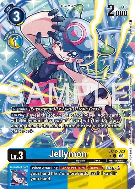 Image for Jellymon (Box Topper) [EX12-023 R] - Digimon Card Game