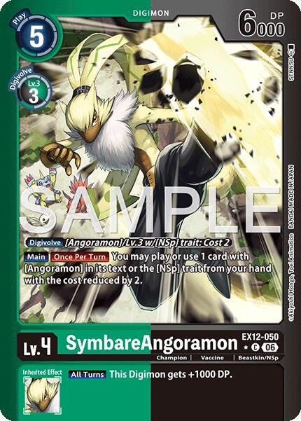 Image for SymbareAngoramon (Limited Foil) [EX12-050 C] - Digimon Card Game