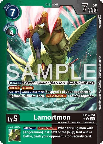 Image for Lamortmon (Limited Foil) [EX12-051 U] - Digimon Card Game