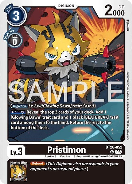 Image for Pristimon [BT26-052 C] (BT-26) - Digimon Card Game