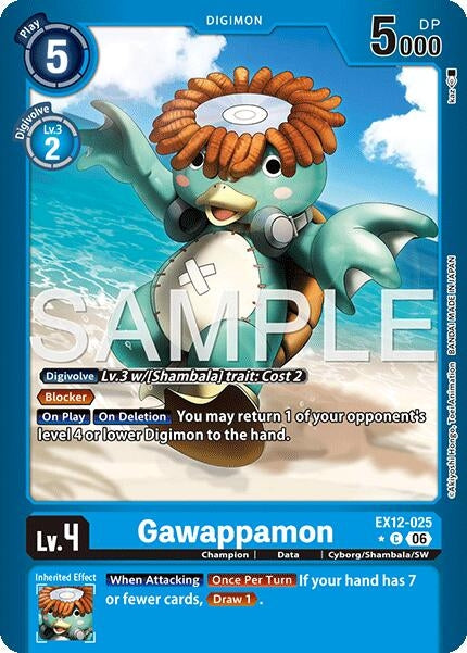 Image for Gawappamon (Limited Foil) [EX12-025 C] - Digimon Card Game