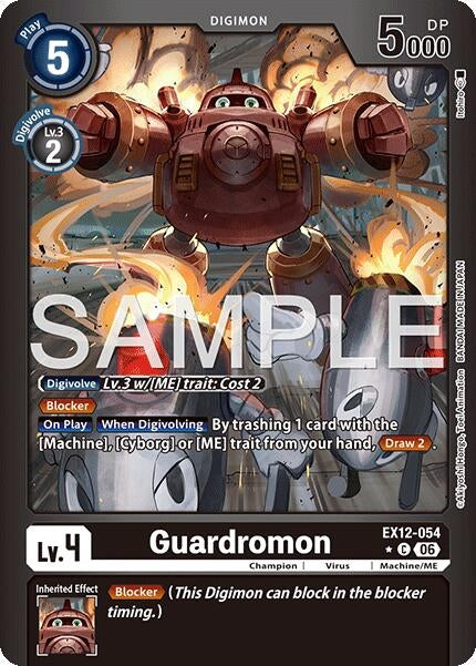 Image for Guardromon (Limited Foil) [EX12-054 C] - Digimon Card Game