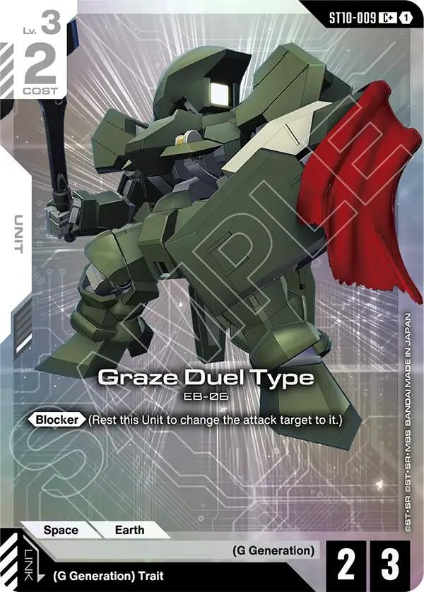 Image for Graze Duel Type (C+) [ST10-009] (ST10) - Gundam Card Game