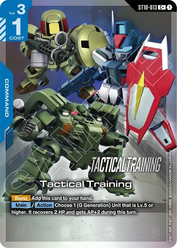 Image for Tactical Training (C+) [ST10-013] (ST10) - Gundam Card Game