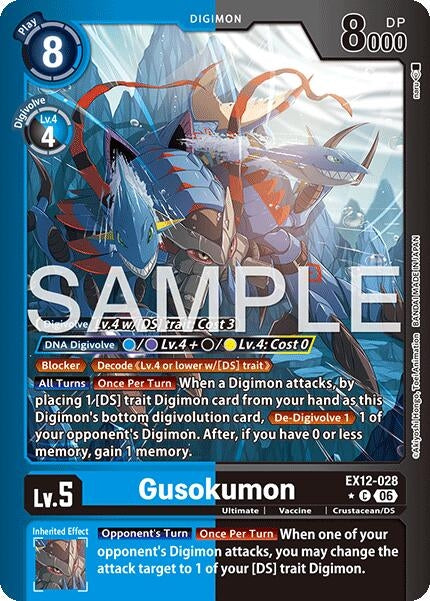 Image for Gusokumon (Limited Foil) [EX12-028 C] (EX-12) - Digimon Card Game