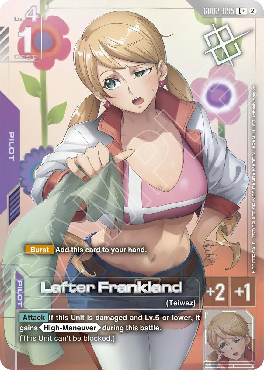 Image for Lafter Frankland (Store Tournament Winner Pack 05) [GD02-095] (GCG-PR) - Gundam Card Game