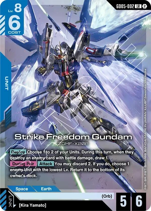 Image for Strike Freedom Gundam [GD05-002] (GD05) - Gundam Card Game