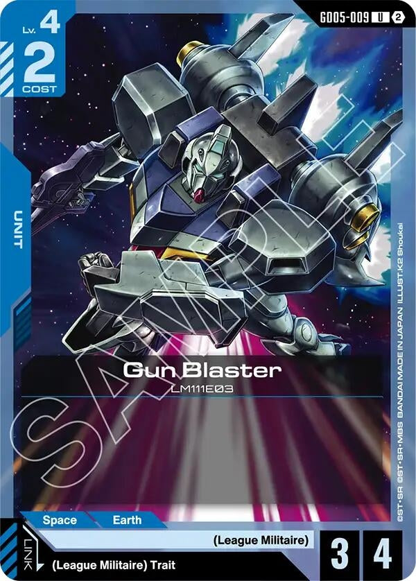 Image for Gun Blaster [GD05-009] (GD05) - Gundam Card Game