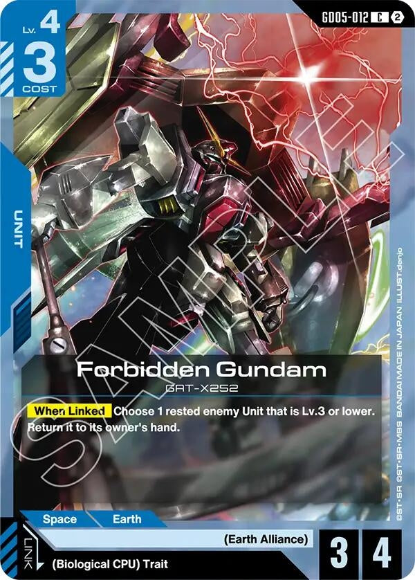 Image for Forbidden Gundam [GD05-012] (GD05) - Gundam Card Game