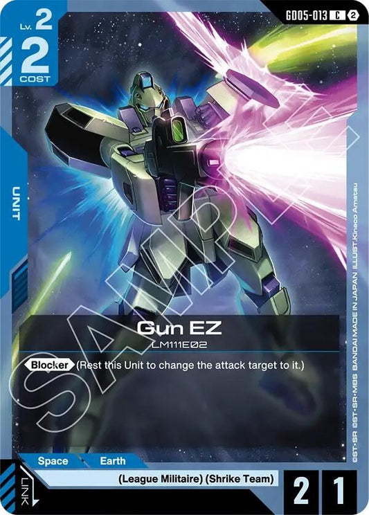 Image for Gun EZ [GD05-013] (GD05) - Gundam Card Game