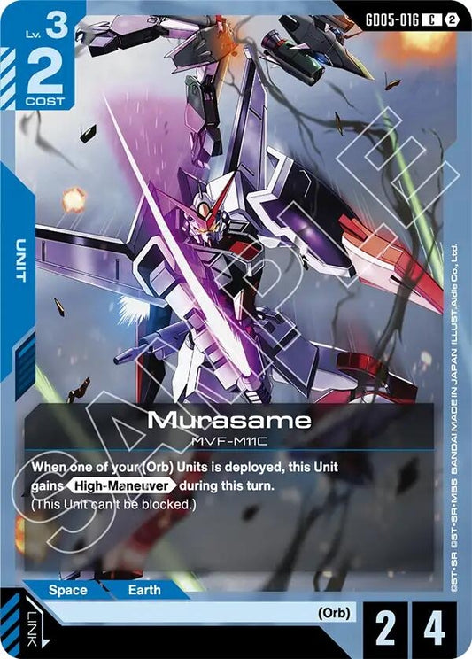 Image for Murasame [GD05-016] (GD05) - Gundam Card Game