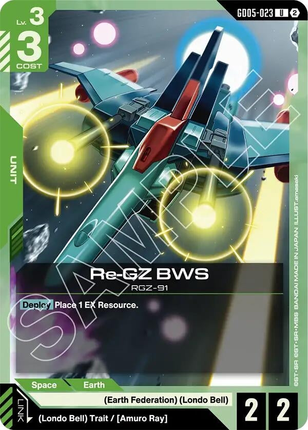 Image for Re-GZ BWS [GD05-023] (GD05) - Gundam Card Game