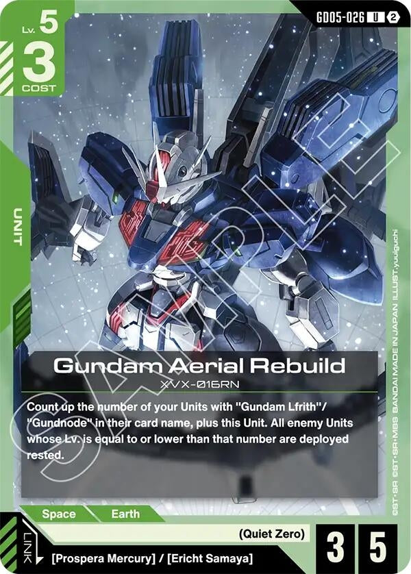 Image for Gundam Aerial Rebuild [GD05-026] (GD05) - Gundam Card Game