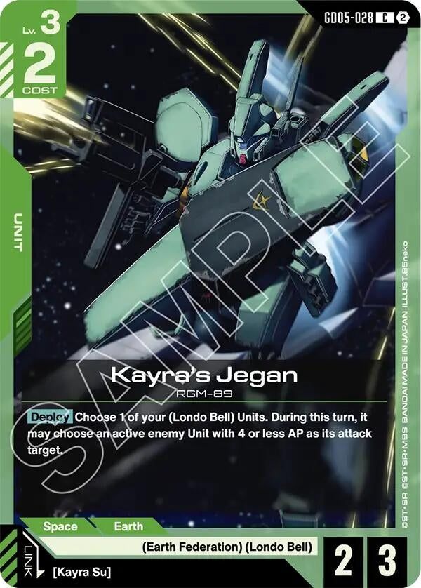 Image for Kayra's Jegan [GD05-028] (GD05) - Gundam Card Game
