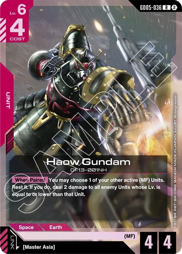 Image for Haow Gundam [GD05-036] (GD05) - Gundam Card Game