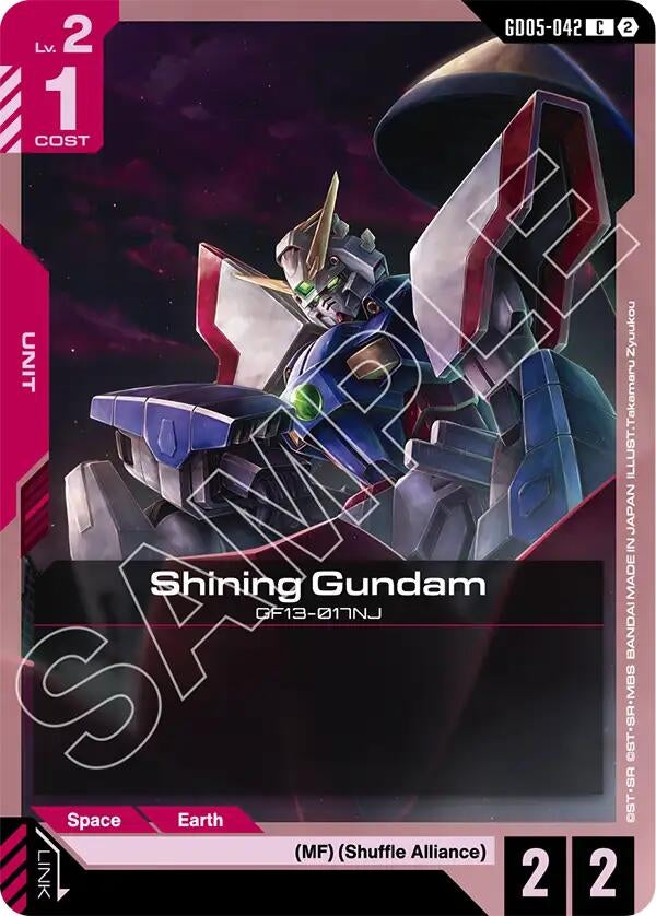 Image for Shining Gundam (GD05-042) [GD05-042] (GD05) - Gundam Card Game