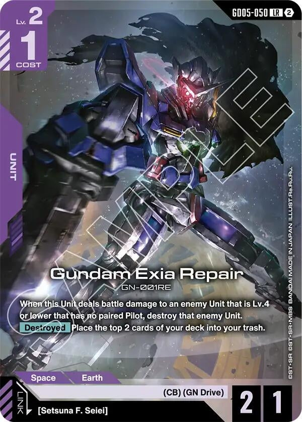 Image for Gundam Exia Repair [GD05-050] (GD05) - Gundam Card Game
