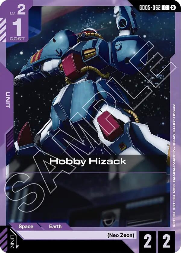 Image for Hobby Hizack [GD05-062] (GD05) - Gundam Card Game