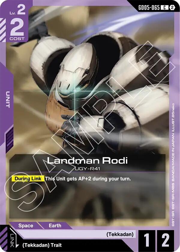 Image for Landman Rodi [GD05-065] (GD05) - Gundam Card Game