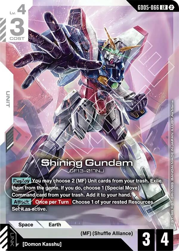 Image for Shining Gundam (GD05-066) [GD05-066] (GD05) - Gundam Card Game