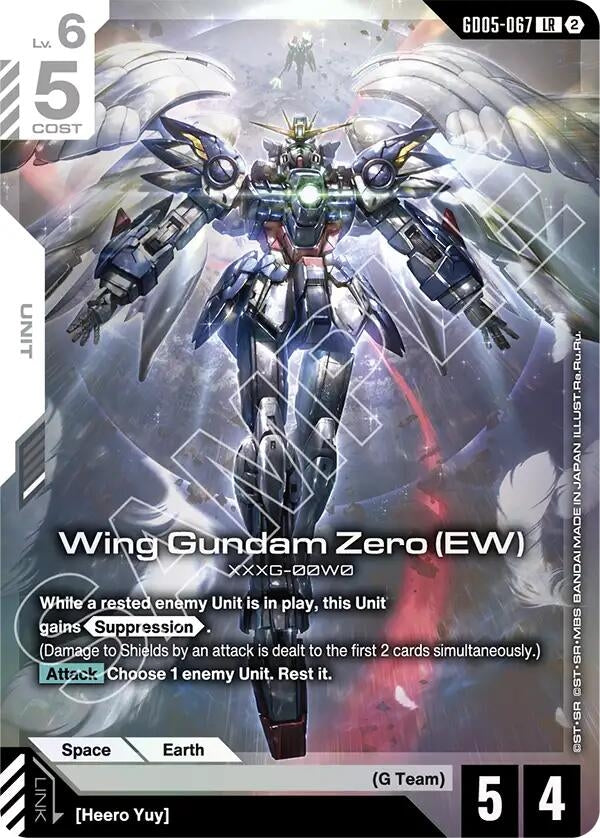 Image for Wing Gundam Zero (EW) [GD05-067] (GD05) - Gundam Card Game