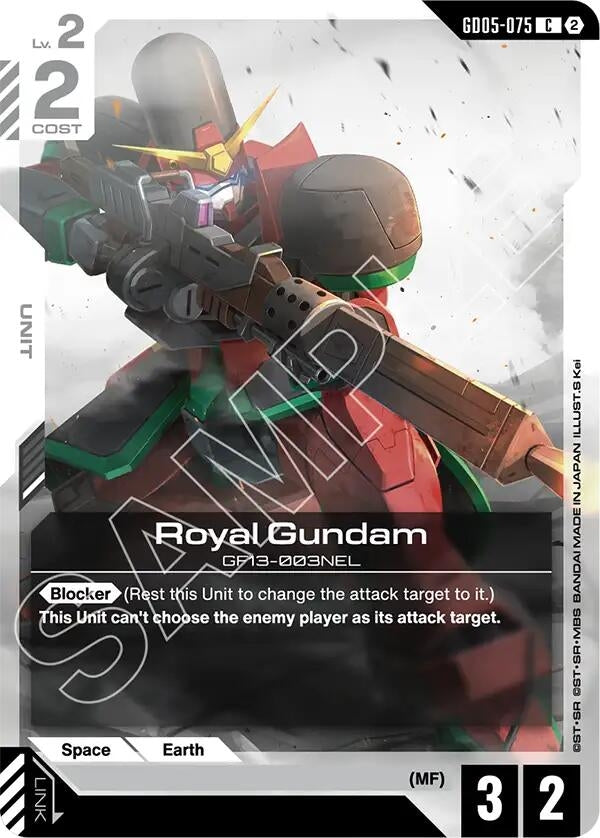 Image for Royal Gundam [GD05-075] (GD05) - Gundam Card Game