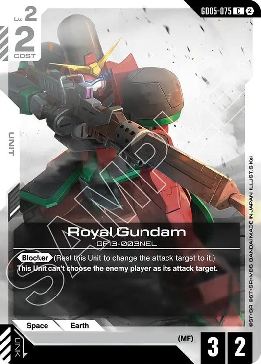 Image for Royal Gundam [GD05-075] (GD05) - Gundam Card Game
