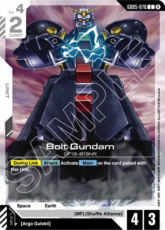 Image for Bolt Gundam [GD05-076] (GD05) - Gundam Card Game