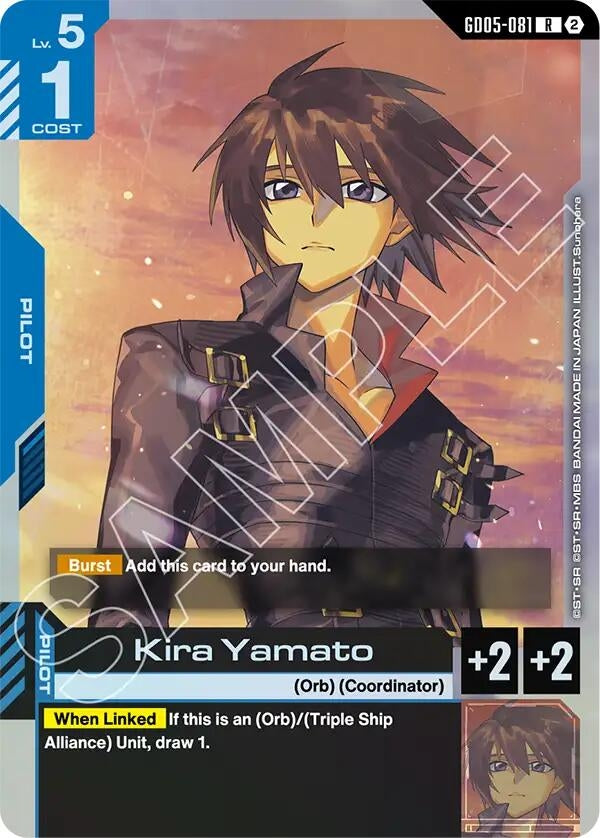 Image for Kira Yamato [GD05-081] (GD05) - Gundam Card Game